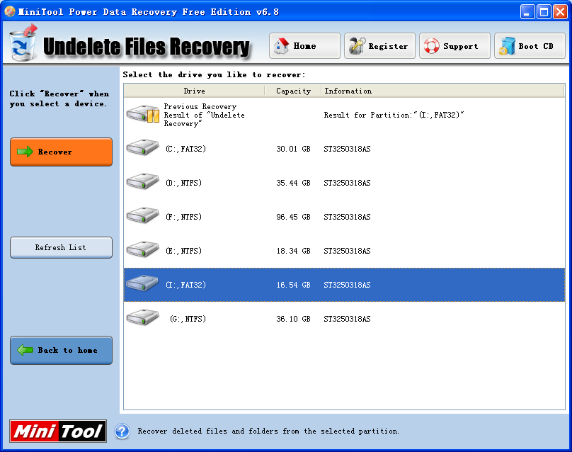 Disk data recovery software1