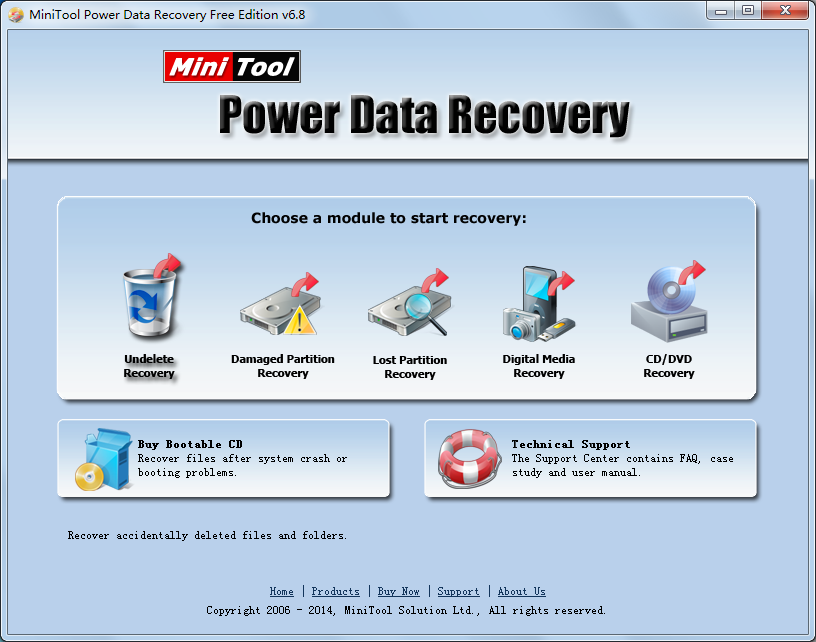 Data recovery in Windows