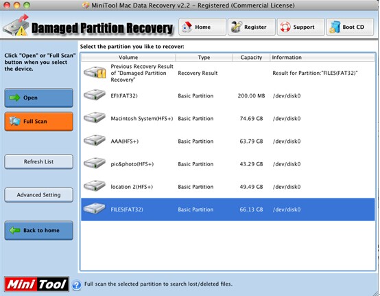 Choose-damaged-partition-for-Mac-data-recovery