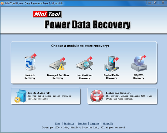 Main-interface-of-Powe-Data-Recovery-Personal-License