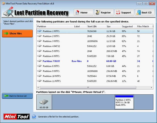 Choose-a-partition