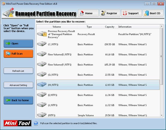 Recover-damaged-partition