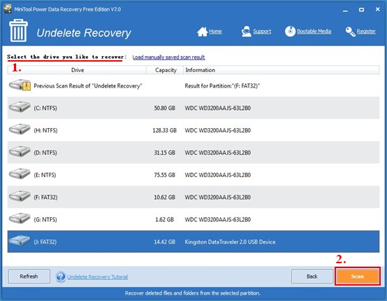 recover usb free